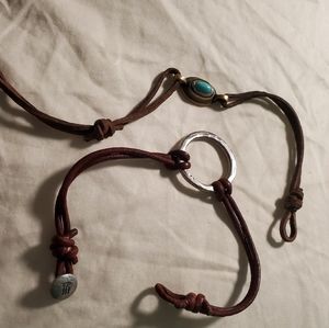 James Avery Leather Bracelets